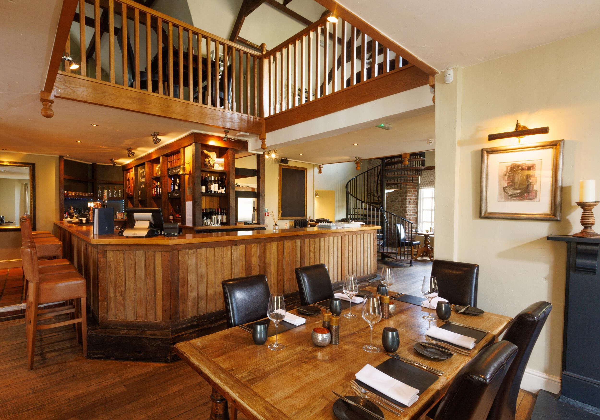 Newbridge on Usk Restaurant Interior