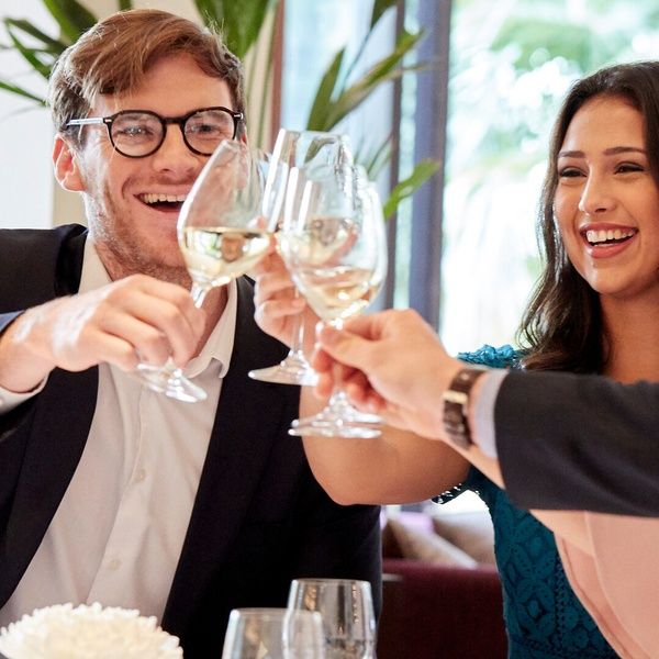 Couples Drinking Wine