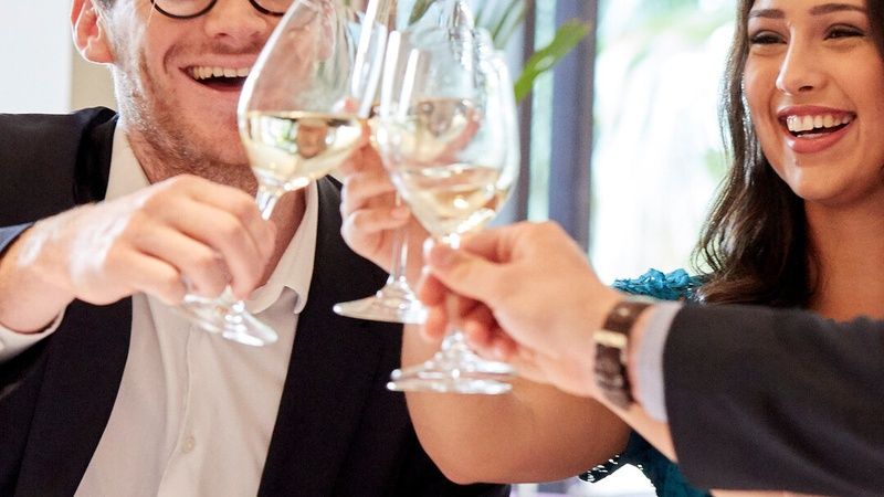 Couples Drinking Wine