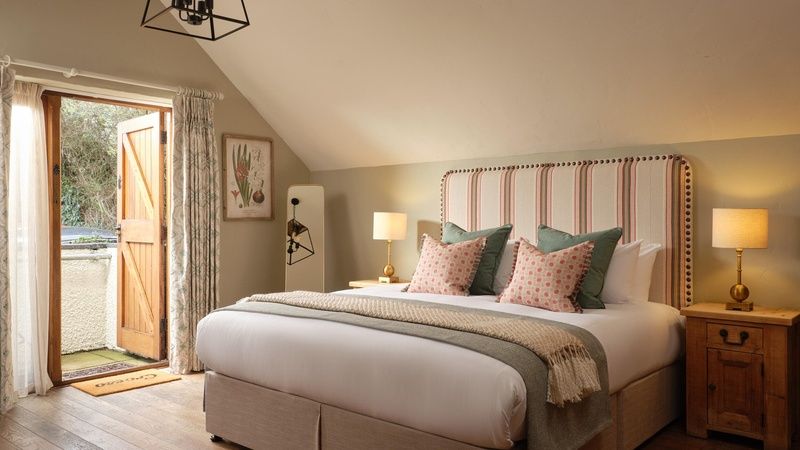 Guest Bedroom at Newbridge on Usk