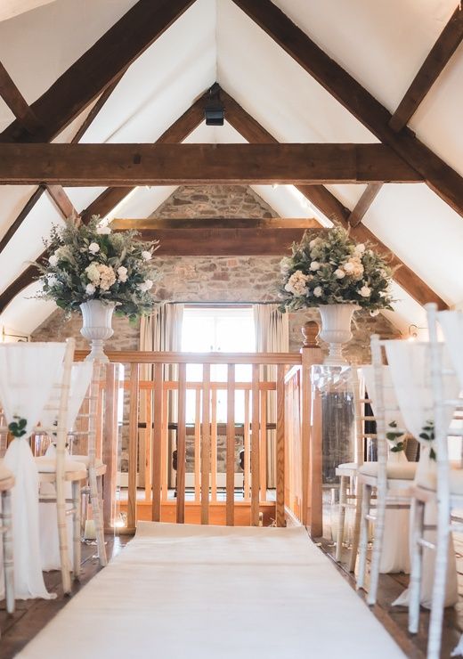 Wedding Setup at Newbridge on Usk