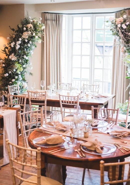 Wedding Setup at Newbridge on Usk