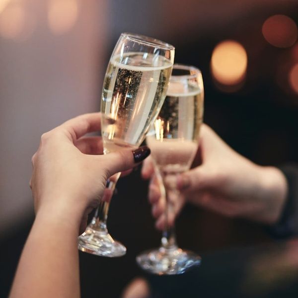 Bottle of House Champagne